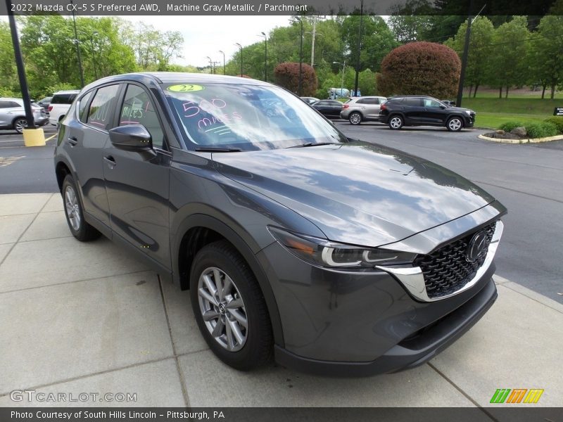 Front 3/4 View of 2022 CX-5 S Preferred AWD