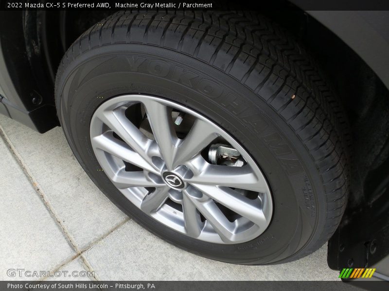 Machine Gray Metallic / Parchment 2022 Mazda CX-5 S Preferred AWD