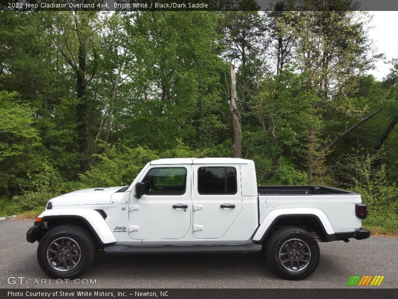 Bright White / Black/Dark Saddle 2022 Jeep Gladiator Overland 4x4