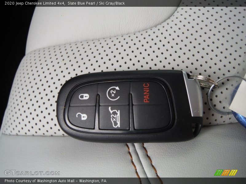 Slate Blue Pearl / Ski Gray/Black 2020 Jeep Cherokee Limited 4x4