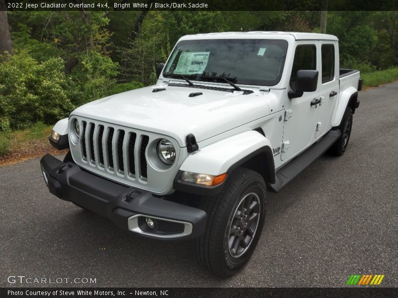 Bright White / Black/Dark Saddle 2022 Jeep Gladiator Overland 4x4