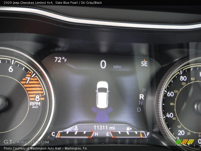 Slate Blue Pearl / Ski Gray/Black 2020 Jeep Cherokee Limited 4x4
