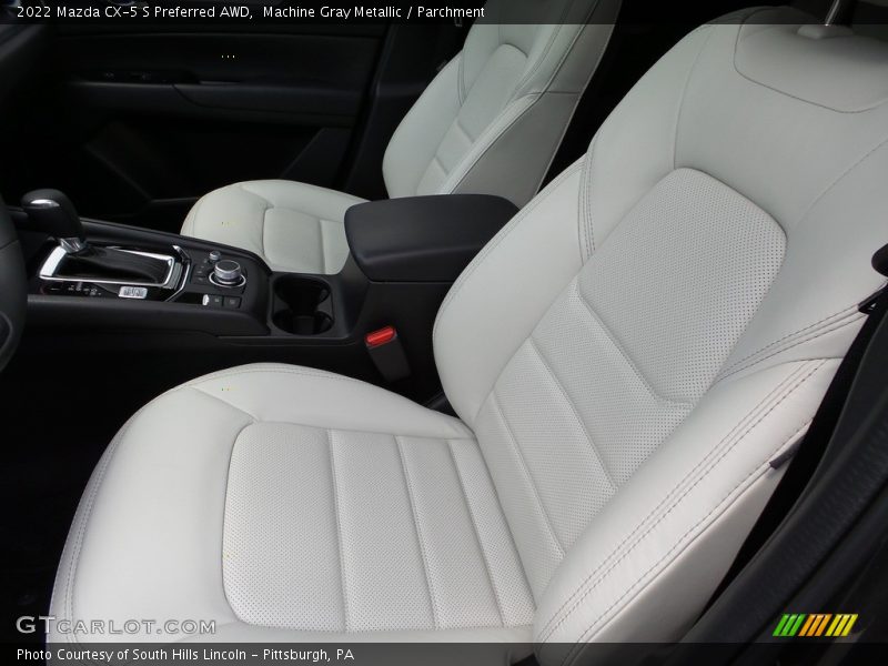 Machine Gray Metallic / Parchment 2022 Mazda CX-5 S Preferred AWD