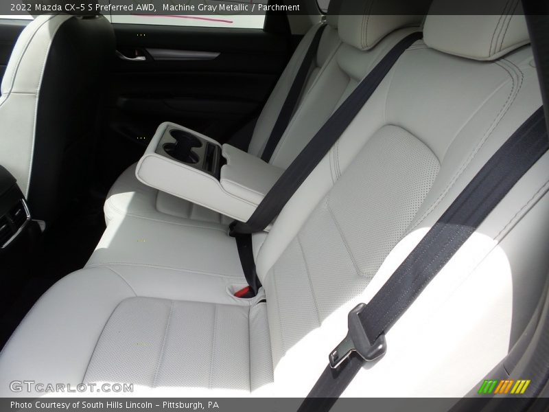 Machine Gray Metallic / Parchment 2022 Mazda CX-5 S Preferred AWD
