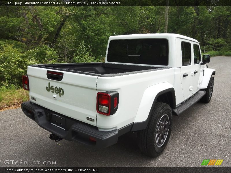 Bright White / Black/Dark Saddle 2022 Jeep Gladiator Overland 4x4