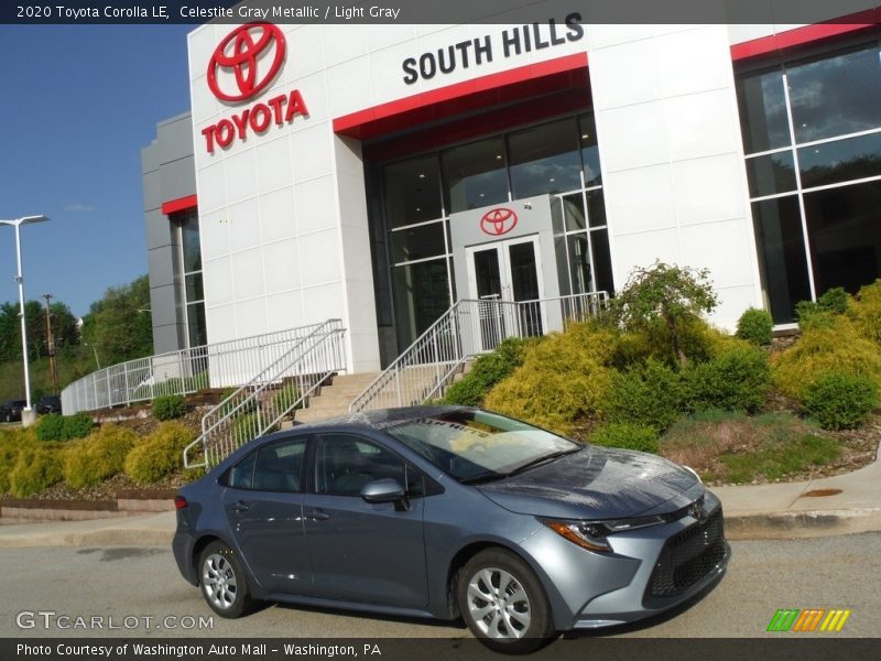 Celestite Gray Metallic / Light Gray 2020 Toyota Corolla LE