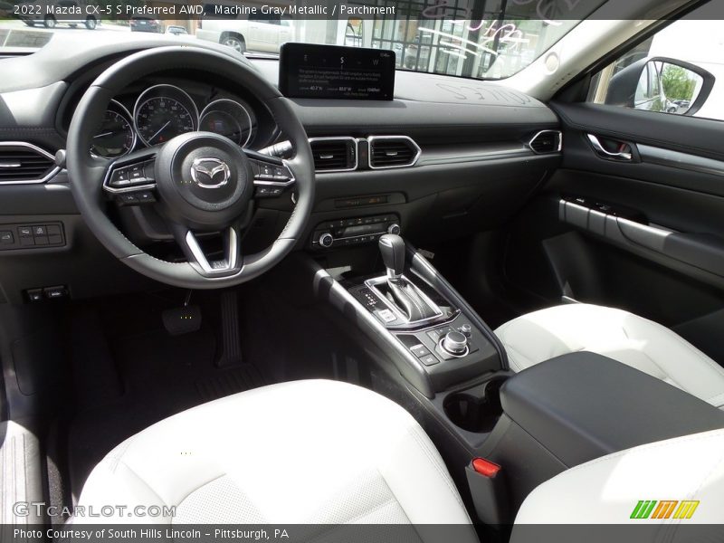  2022 CX-5 S Preferred AWD Parchment Interior