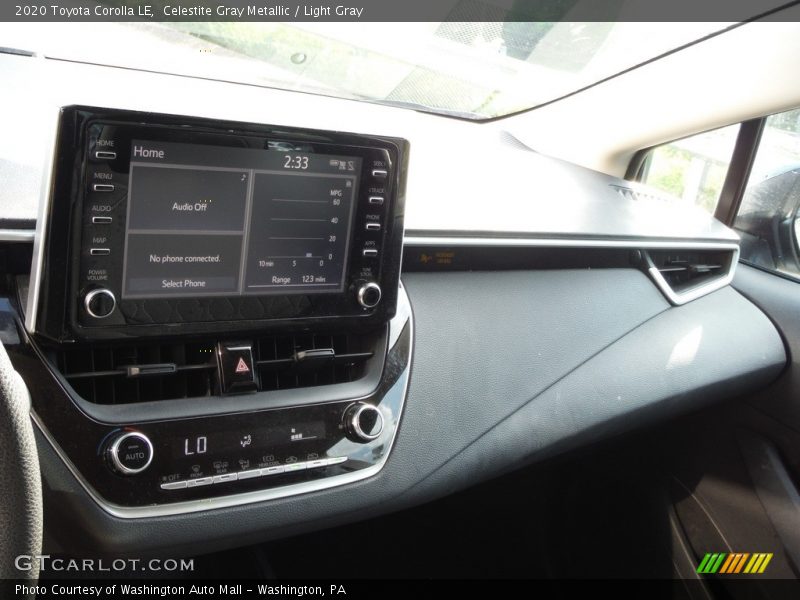Celestite Gray Metallic / Light Gray 2020 Toyota Corolla LE