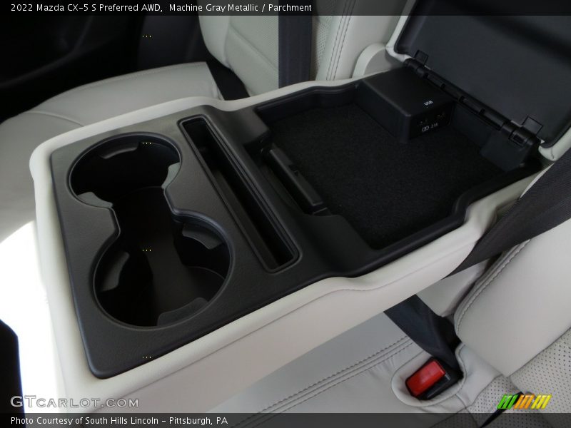 Machine Gray Metallic / Parchment 2022 Mazda CX-5 S Preferred AWD