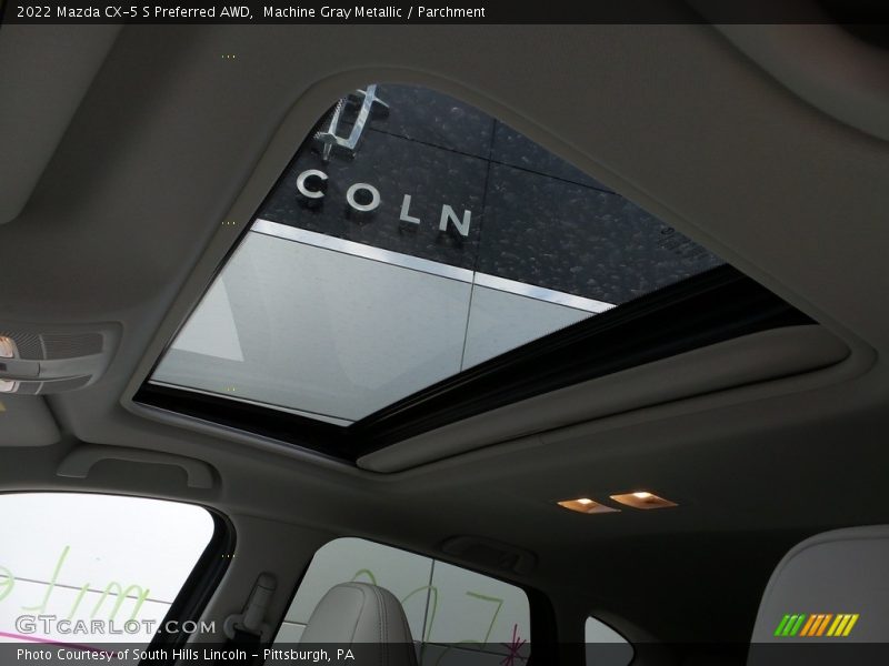Machine Gray Metallic / Parchment 2022 Mazda CX-5 S Preferred AWD