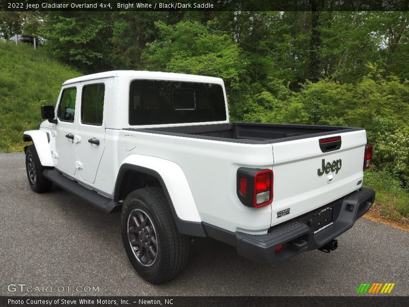 Bright White / Black/Dark Saddle 2022 Jeep Gladiator Overland 4x4
