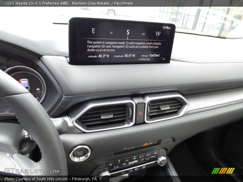 Machine Gray Metallic / Parchment 2022 Mazda CX-5 S Preferred AWD