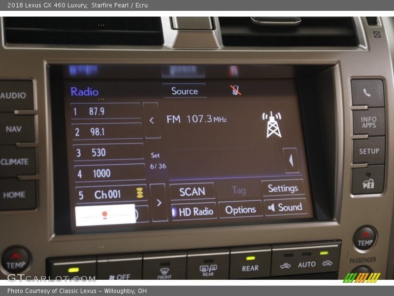 Starfire Pearl / Ecru 2018 Lexus GX 460 Luxury