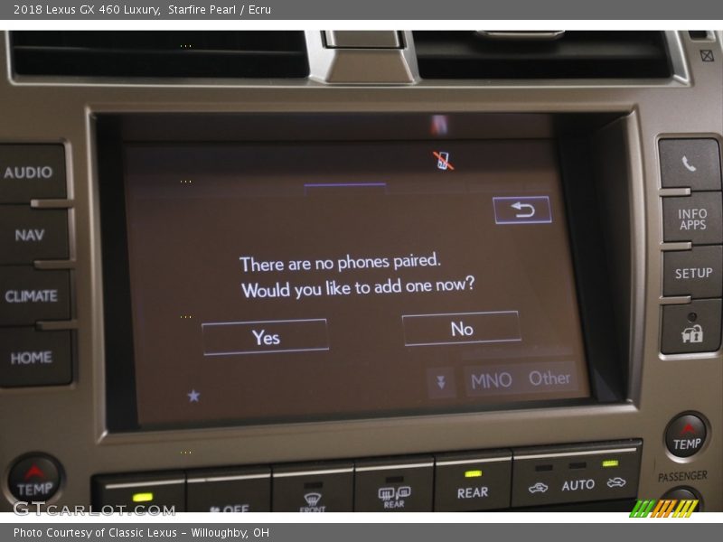 Starfire Pearl / Ecru 2018 Lexus GX 460 Luxury