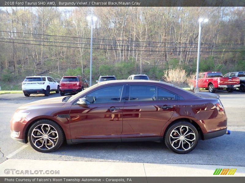  2018 Taurus SHO AWD Burgundy Velvet