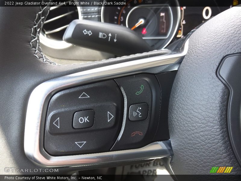 Bright White / Black/Dark Saddle 2022 Jeep Gladiator Overland 4x4