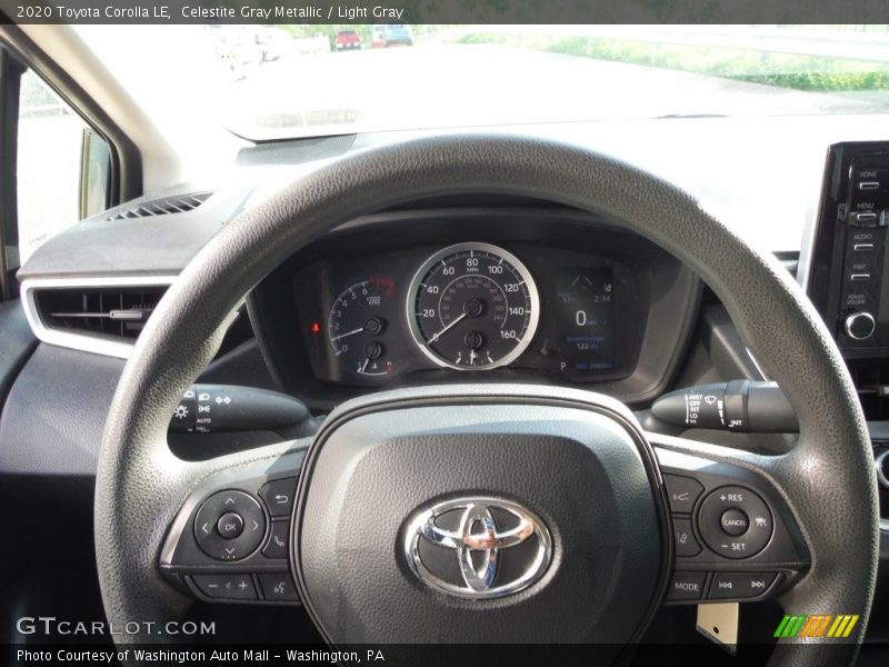 Celestite Gray Metallic / Light Gray 2020 Toyota Corolla LE