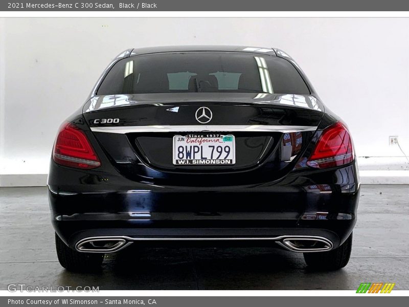 Black / Black 2021 Mercedes-Benz C 300 Sedan