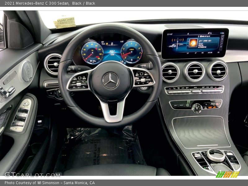 Black / Black 2021 Mercedes-Benz C 300 Sedan