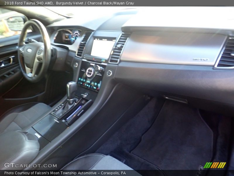 Burgundy Velvet / Charcoal Black/Mayan Gray 2018 Ford Taurus SHO AWD