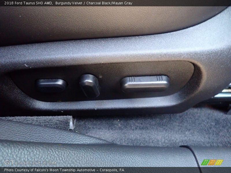 Burgundy Velvet / Charcoal Black/Mayan Gray 2018 Ford Taurus SHO AWD