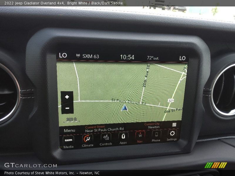 Bright White / Black/Dark Saddle 2022 Jeep Gladiator Overland 4x4