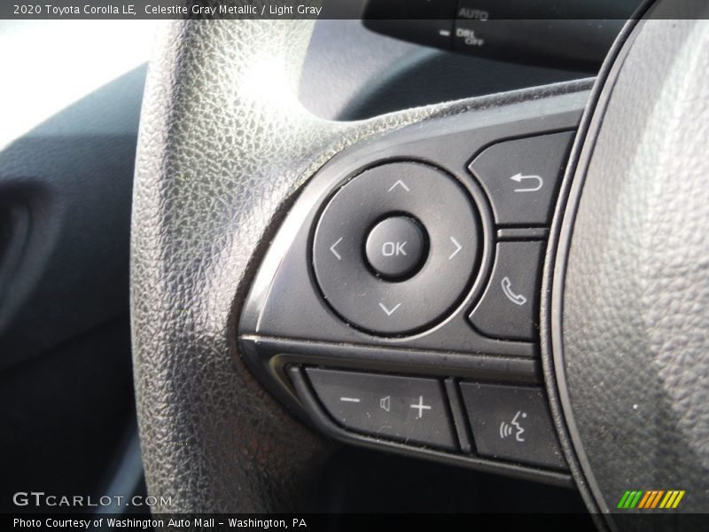Celestite Gray Metallic / Light Gray 2020 Toyota Corolla LE