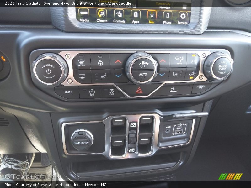 Bright White / Black/Dark Saddle 2022 Jeep Gladiator Overland 4x4