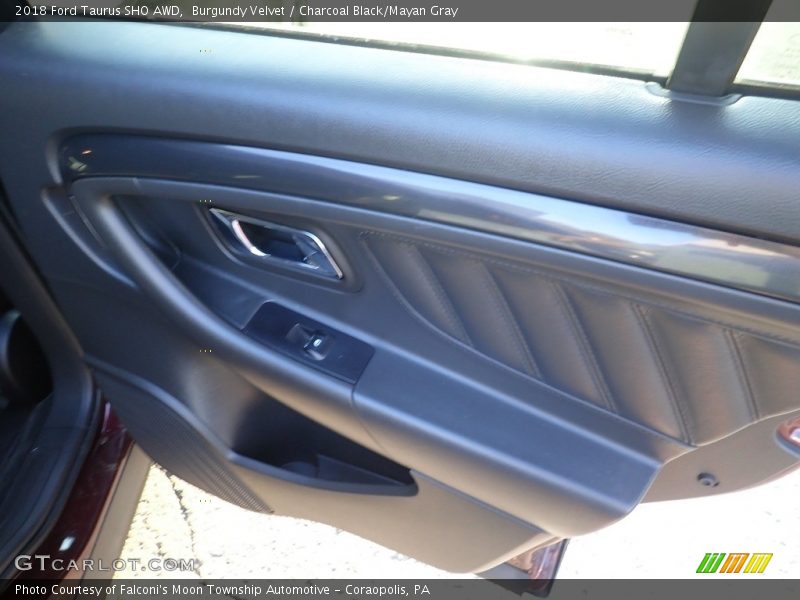 Burgundy Velvet / Charcoal Black/Mayan Gray 2018 Ford Taurus SHO AWD