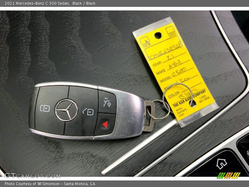 Black / Black 2021 Mercedes-Benz C 300 Sedan