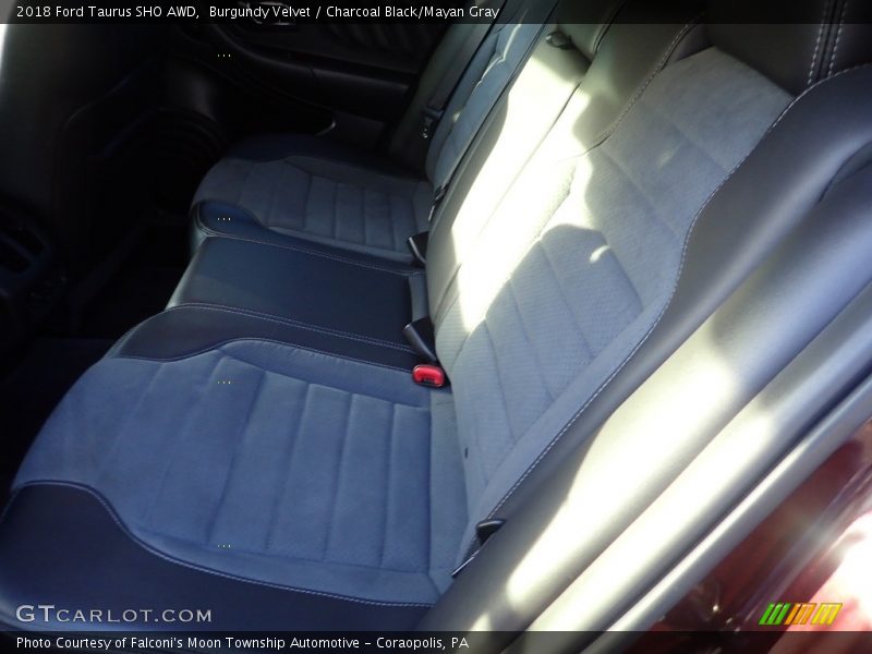 Burgundy Velvet / Charcoal Black/Mayan Gray 2018 Ford Taurus SHO AWD