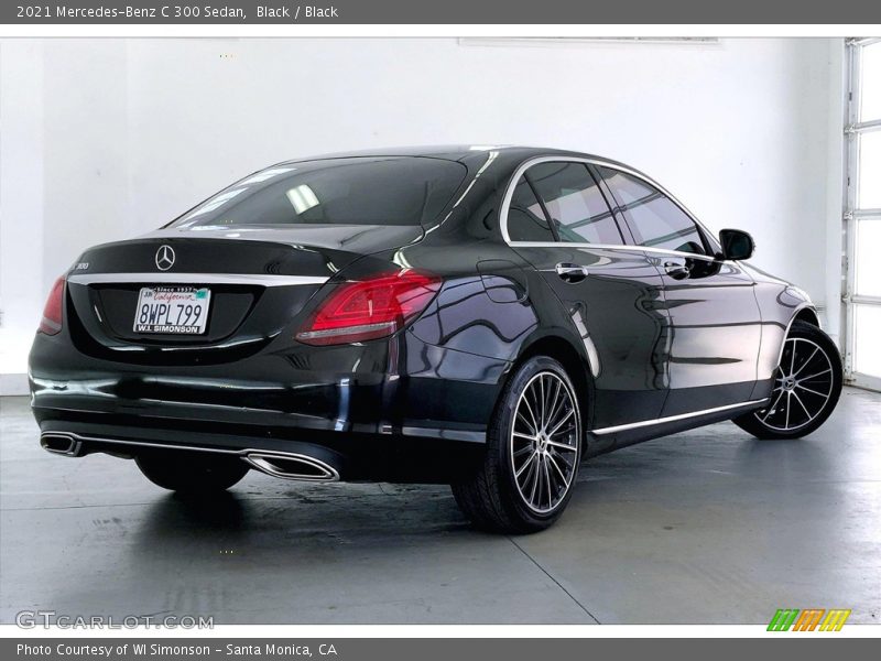 Black / Black 2021 Mercedes-Benz C 300 Sedan