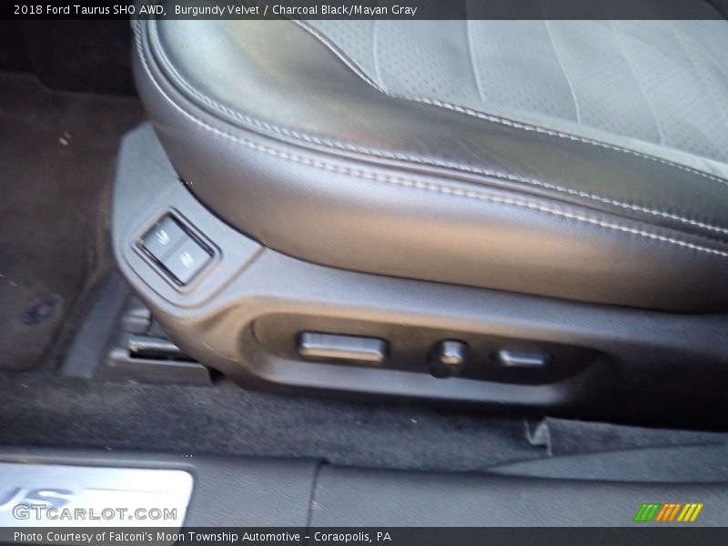 Burgundy Velvet / Charcoal Black/Mayan Gray 2018 Ford Taurus SHO AWD