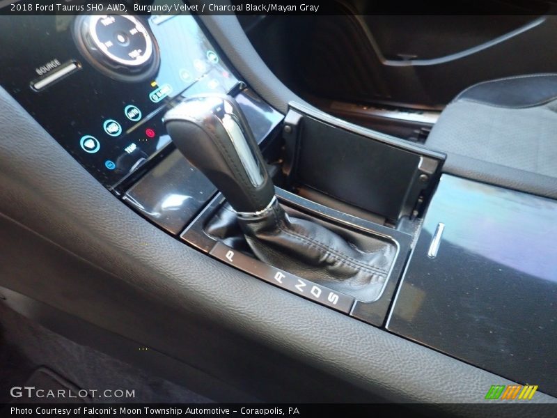 Burgundy Velvet / Charcoal Black/Mayan Gray 2018 Ford Taurus SHO AWD