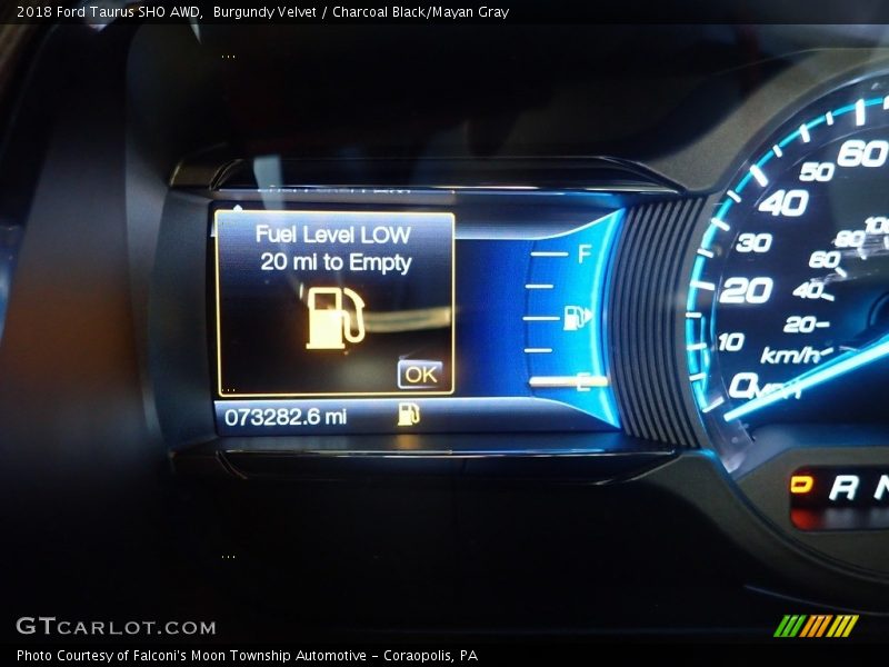 Burgundy Velvet / Charcoal Black/Mayan Gray 2018 Ford Taurus SHO AWD