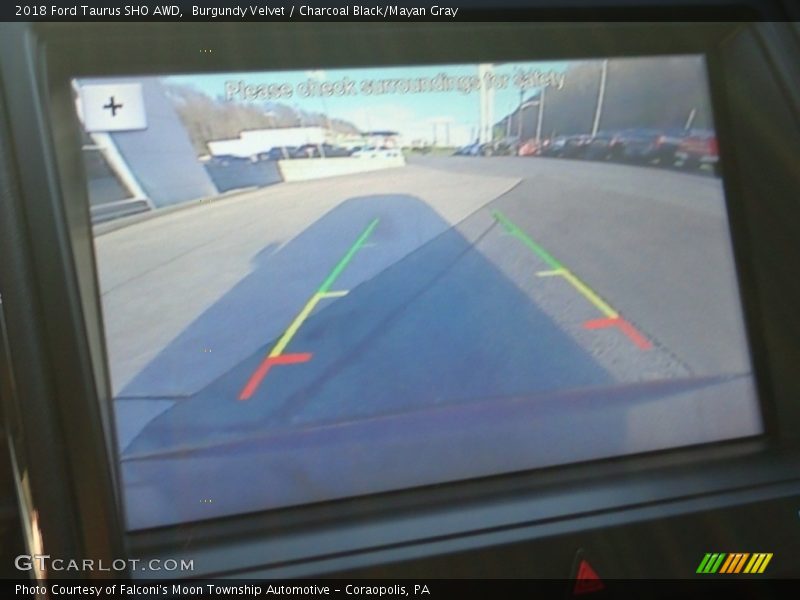 Burgundy Velvet / Charcoal Black/Mayan Gray 2018 Ford Taurus SHO AWD