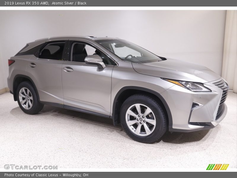 Atomic Silver / Black 2019 Lexus RX 350 AWD