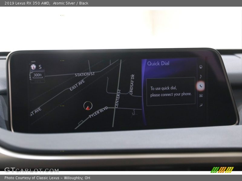 Atomic Silver / Black 2019 Lexus RX 350 AWD