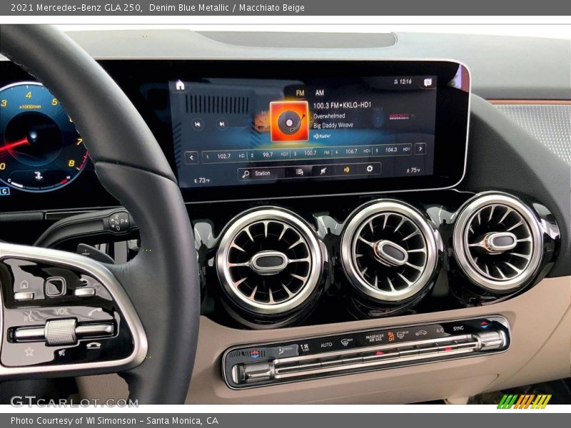 Denim Blue Metallic / Macchiato Beige 2021 Mercedes-Benz GLA 250