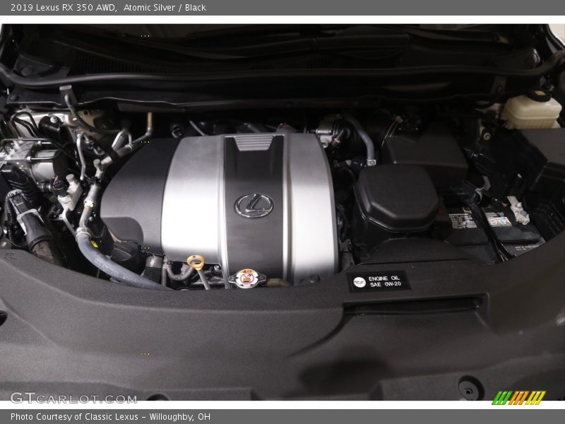 Atomic Silver / Black 2019 Lexus RX 350 AWD