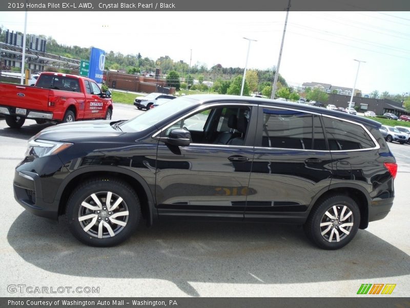 Crystal Black Pearl / Black 2019 Honda Pilot EX-L AWD