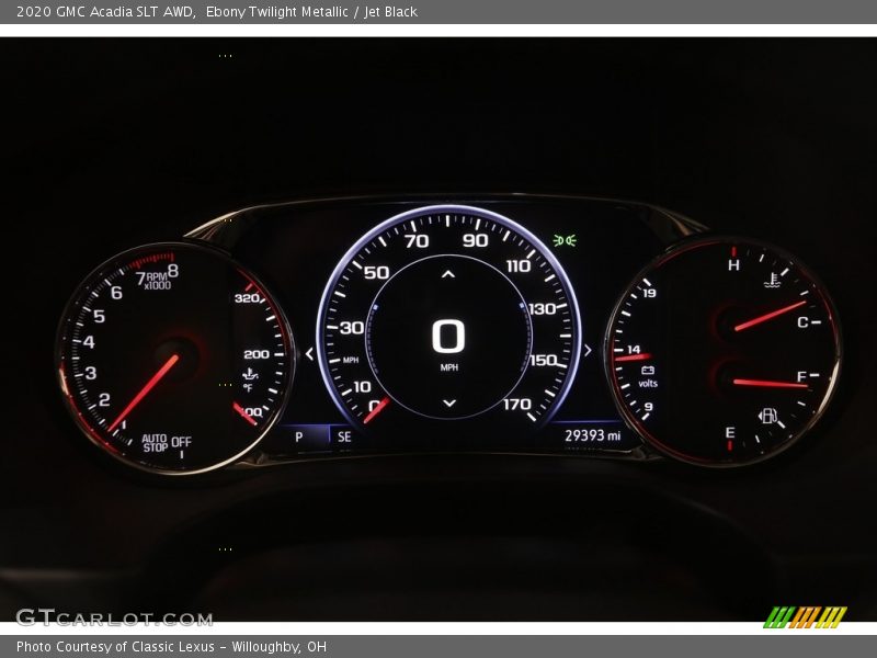 Ebony Twilight Metallic / Jet Black 2020 GMC Acadia SLT AWD