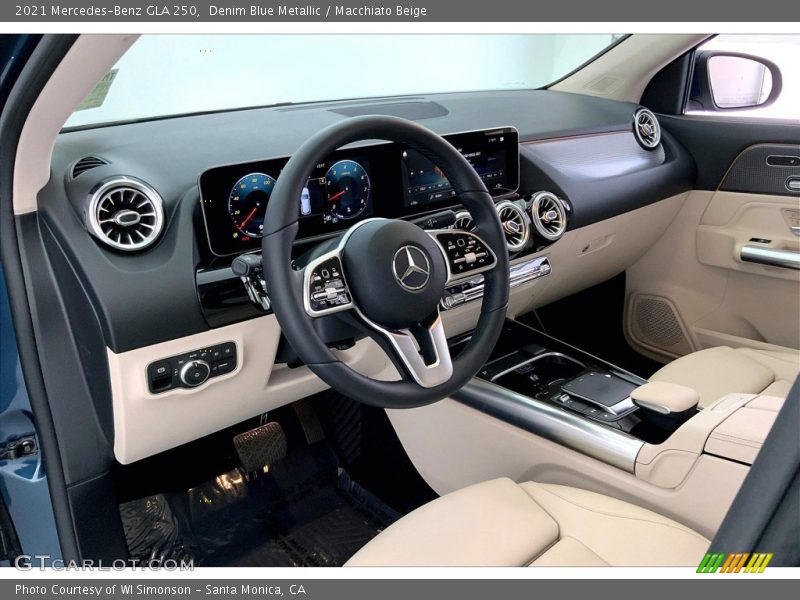 Denim Blue Metallic / Macchiato Beige 2021 Mercedes-Benz GLA 250