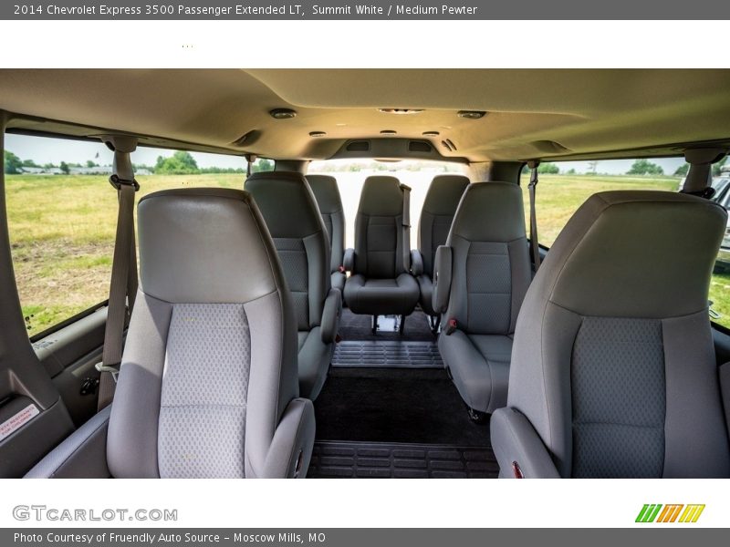 Summit White / Medium Pewter 2014 Chevrolet Express 3500 Passenger Extended LT