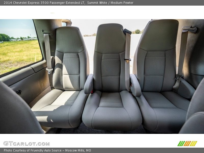 Summit White / Medium Pewter 2014 Chevrolet Express 3500 Passenger Extended LT