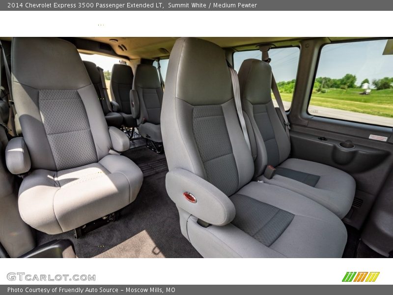 Summit White / Medium Pewter 2014 Chevrolet Express 3500 Passenger Extended LT