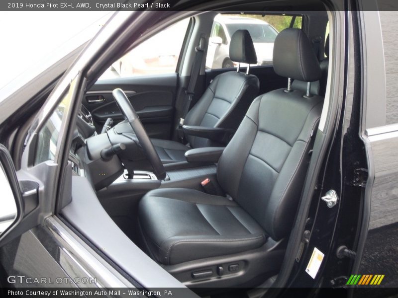 Crystal Black Pearl / Black 2019 Honda Pilot EX-L AWD