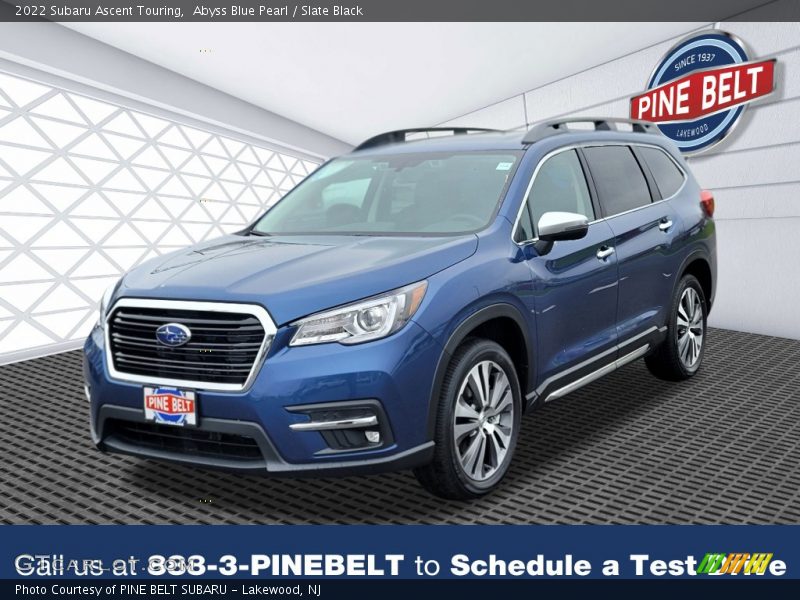 Abyss Blue Pearl / Slate Black 2022 Subaru Ascent Touring