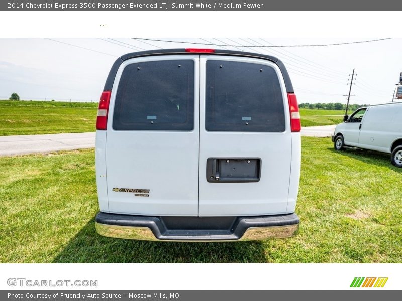 Summit White / Medium Pewter 2014 Chevrolet Express 3500 Passenger Extended LT