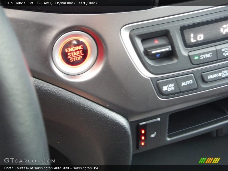 Crystal Black Pearl / Black 2019 Honda Pilot EX-L AWD